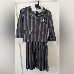 NEW Wednesday Child Halloween Costume Medium 8-10